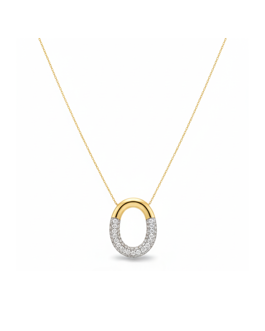 Colar UNIVERSO Diamantes em Ouro Amarelo e Branco 18K