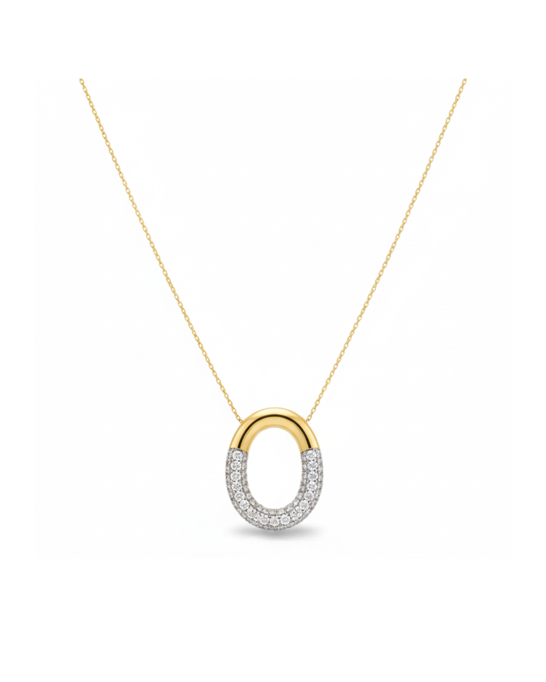 Colar UNIVERSO Diamantes em Ouro Amarelo e Branco 18K