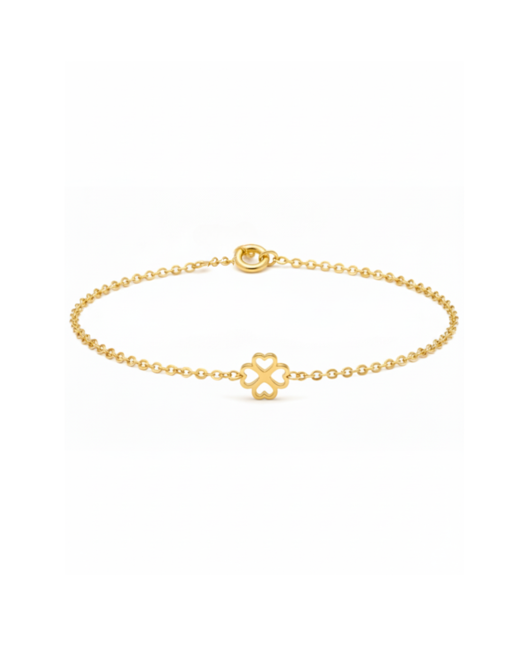 Pulseira Trevo em Ouro Amarelo 18K