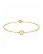 Pulseira Trevo em Ouro Amarelo 18K