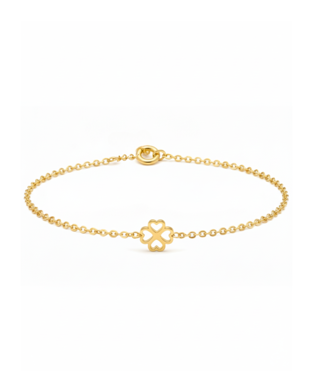 Pulseira Trevo em Ouro Amarelo 18K