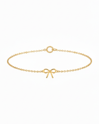 Pulseira Laço em Ouro Amarelo 18K