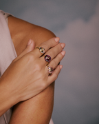 Anel SAGITÁRIO Ametista em Ouro Amarelo 18K - Collab Mônica Salgado