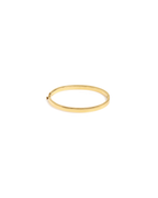 Bracelete Liso Fio Quadrado 4mm em Ouro Amarelo 18K