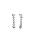 Diamond Earhook Earrings in 18k White Gold