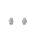 Brinco Gota LADY 154 Diamantes em Ouro Branco 18K - 2.86ct total