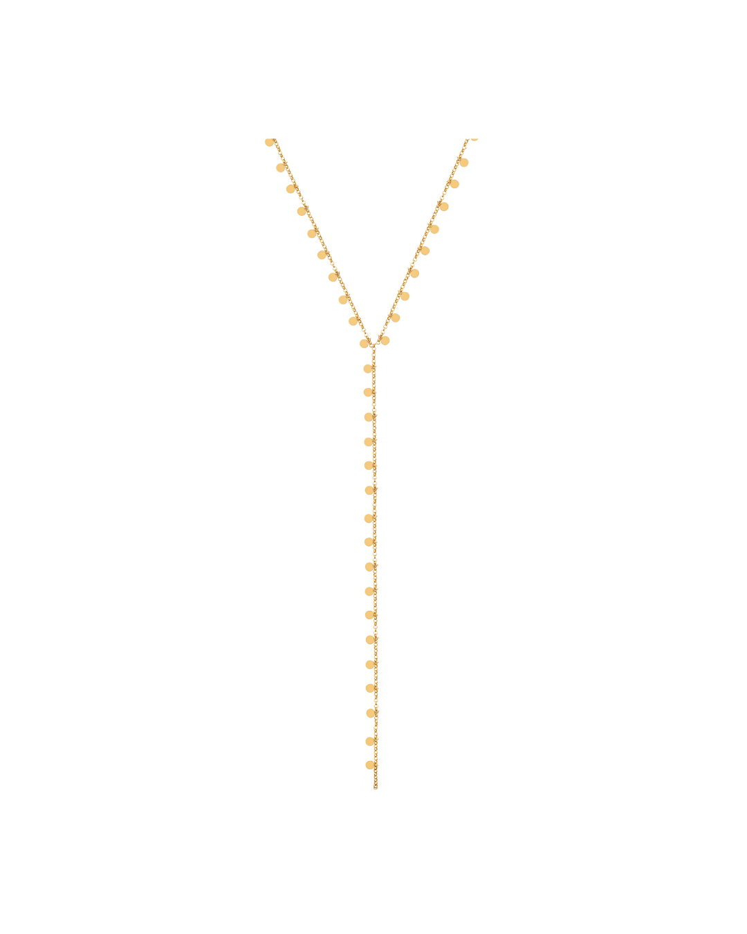 Colar Gravatinha Média Ouro Amarelo - Collab Duda