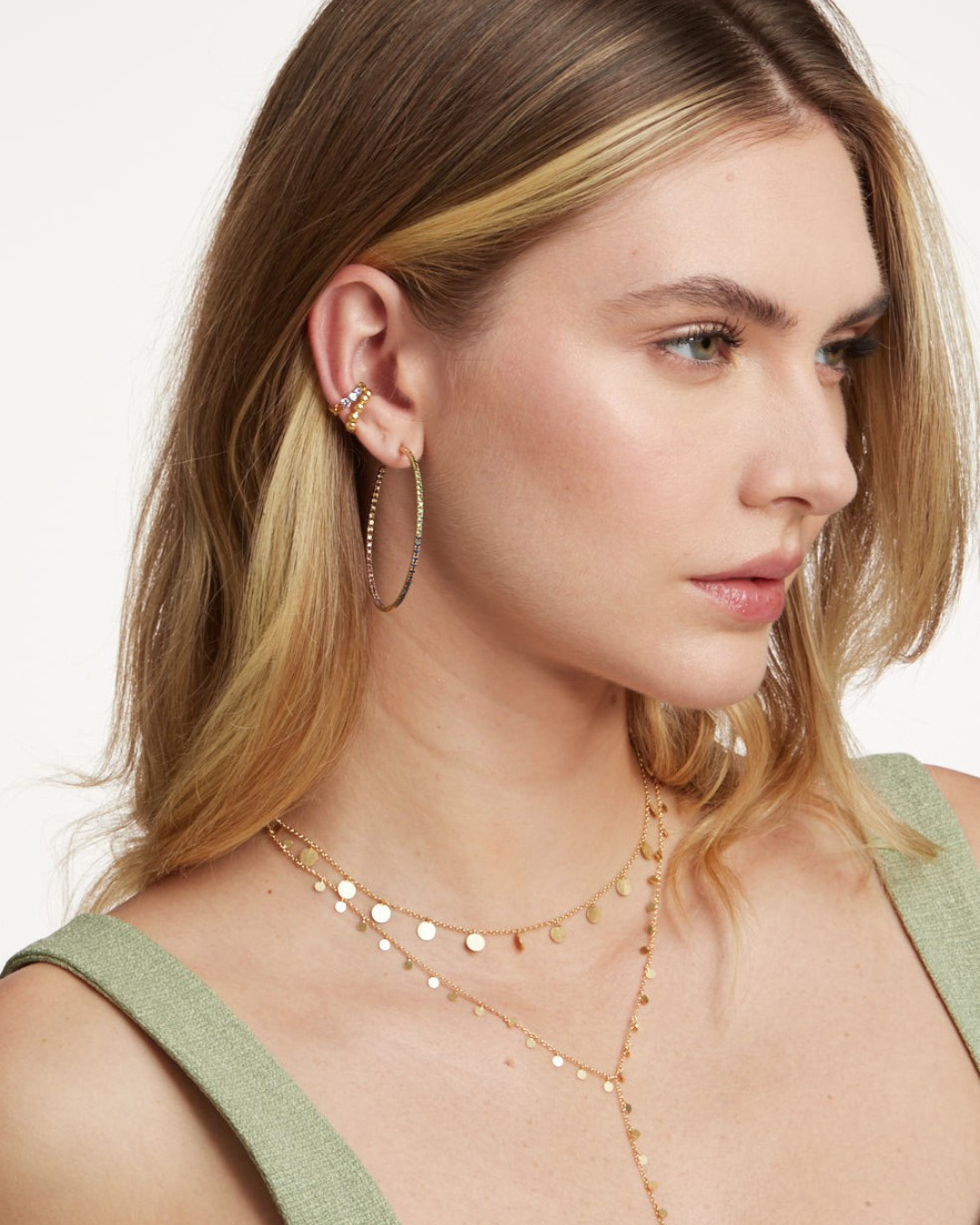 Colar Gravatinha Média Ouro Amarelo - Collab Duda