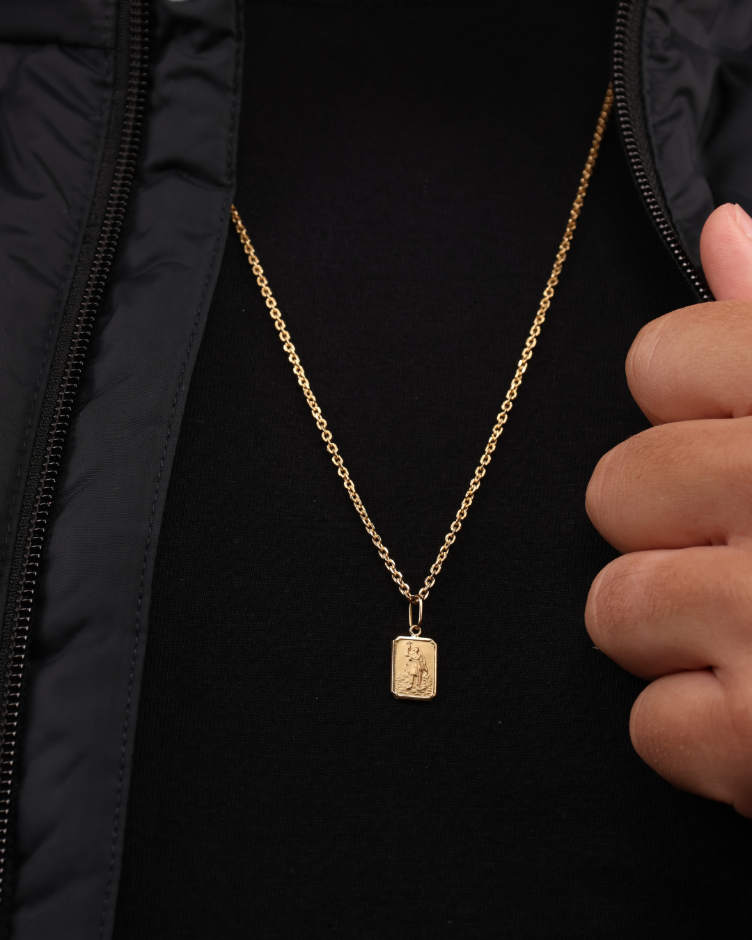 Pingente Santo Expedito em Ouro 18K