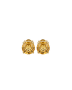 Brinco GLAM Berilo Redondo em Ouro 18K