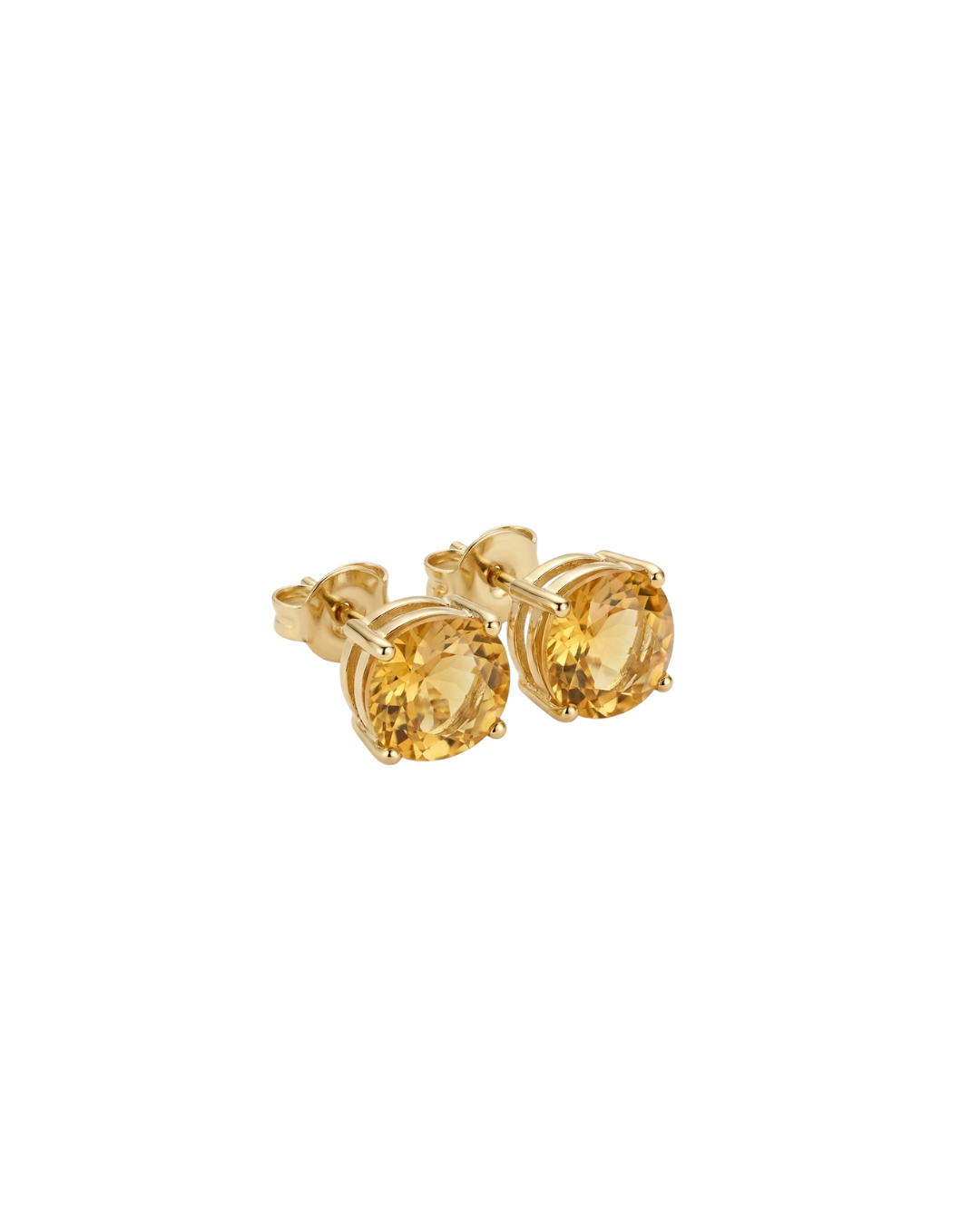 Brinco GLAM Berilo Redondo em Ouro 18K