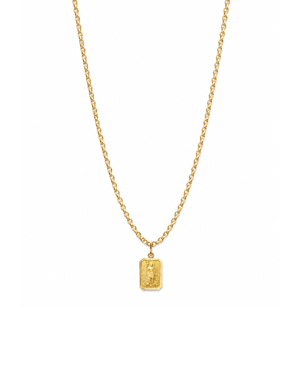 Corrente Santo Expedito em Ouro 18K