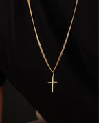 Pingente Cruz P em Ouro 18K