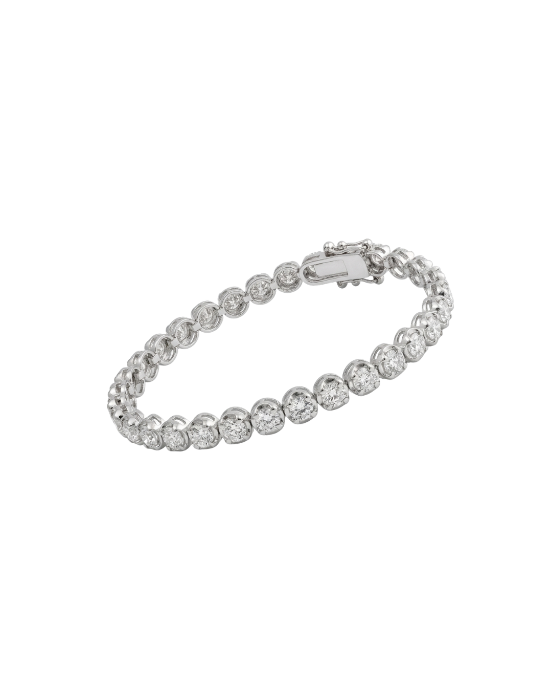 Pulseira Riviera Royal Diamantes em Ouro Branco 18K