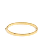 Bracelete Liso Fio Quadrado 4mm em Ouro Amarelo 18K