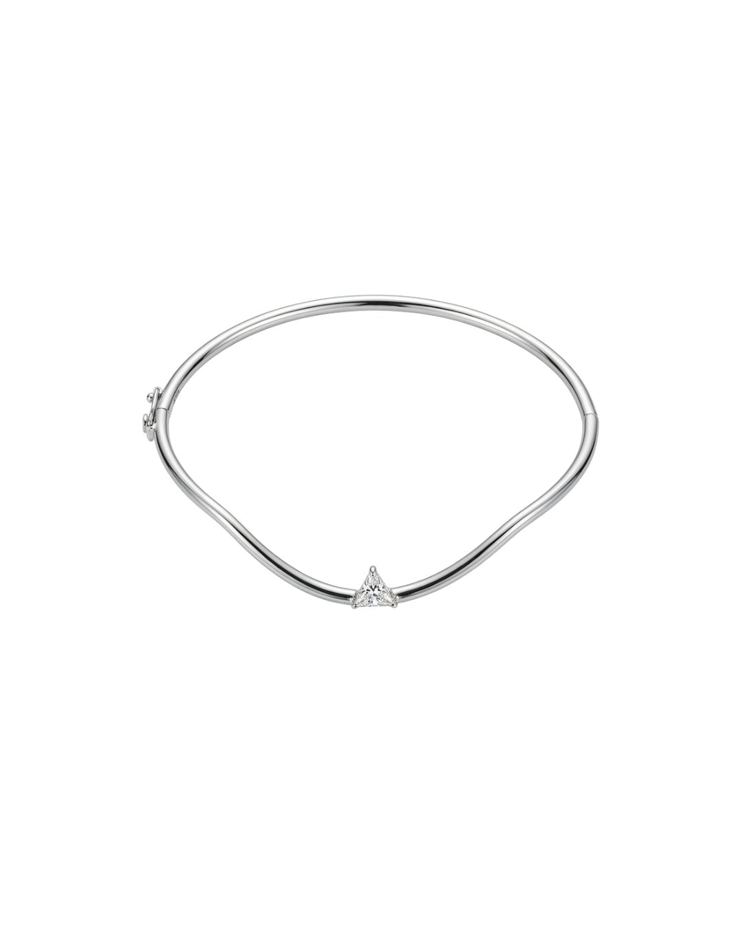 Bracelete MOMA e Diamante Trilhon em Ouro Branco 18K