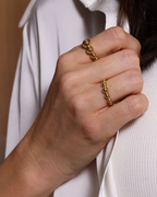 Anel Sphere Slim em Ouro Amarelo 18K