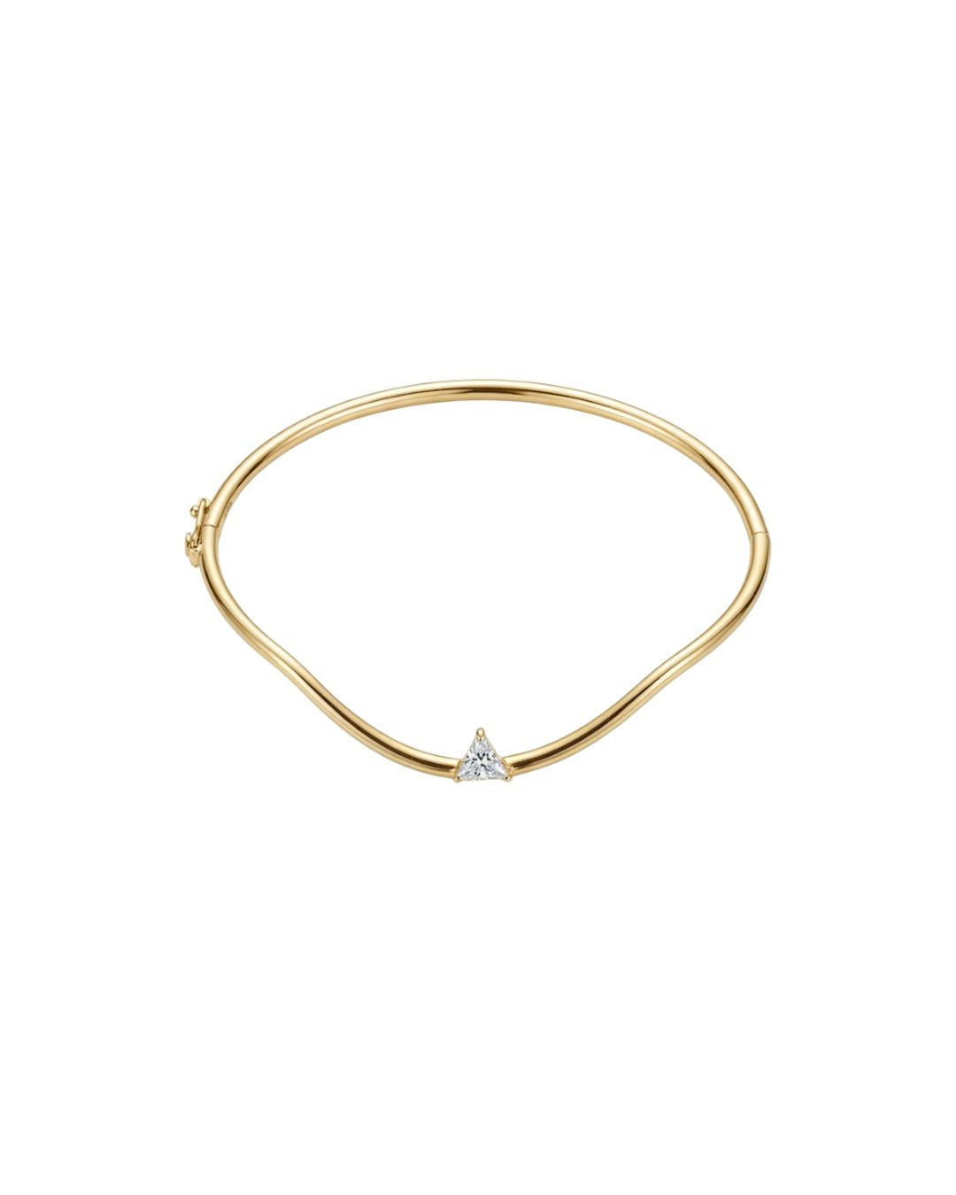 Bracelete MOMA e Diamante Trilhon em Ouro Amarelo 18K