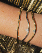 Bracelete MOMA e Diamante Trilhon em Ouro 18K